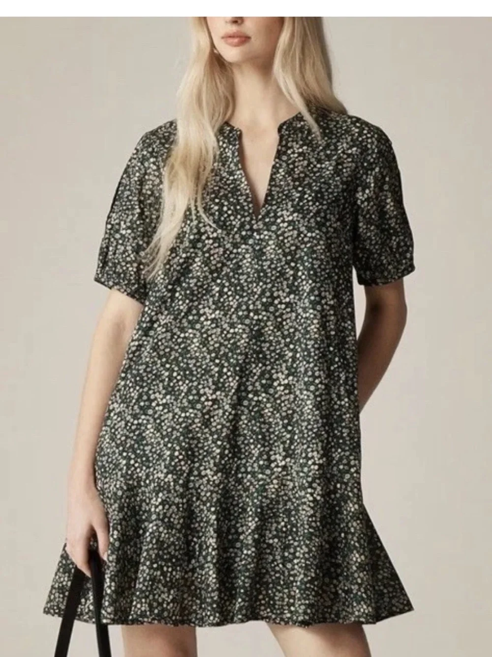 J. Crew x Liberty Delilah Dress Marguerite Fabric Size XS Cottage Core Green
